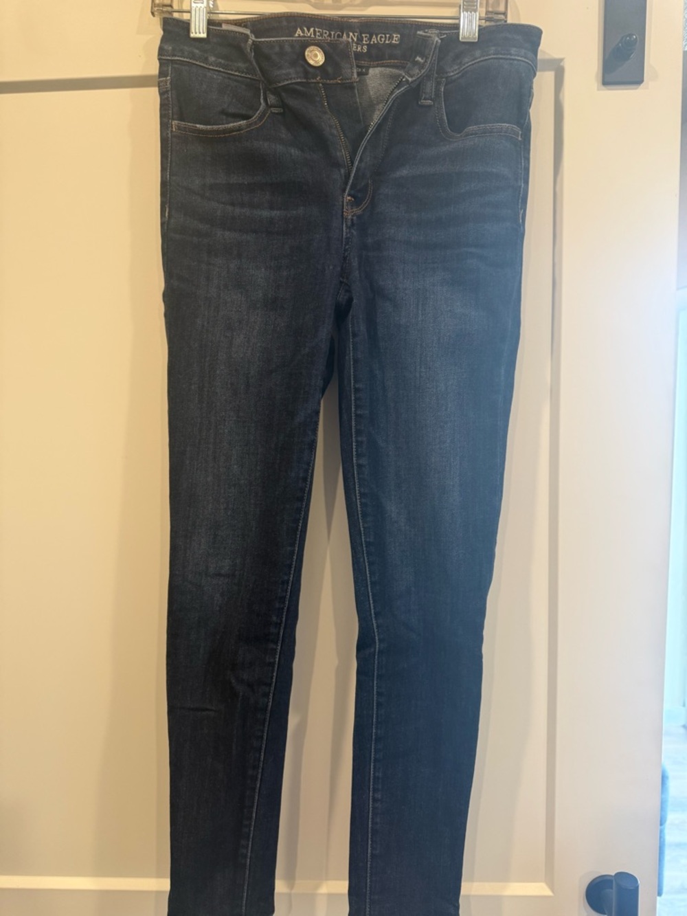 American Eagle Outfitters Women's Dark Indigo Skinny Jeans